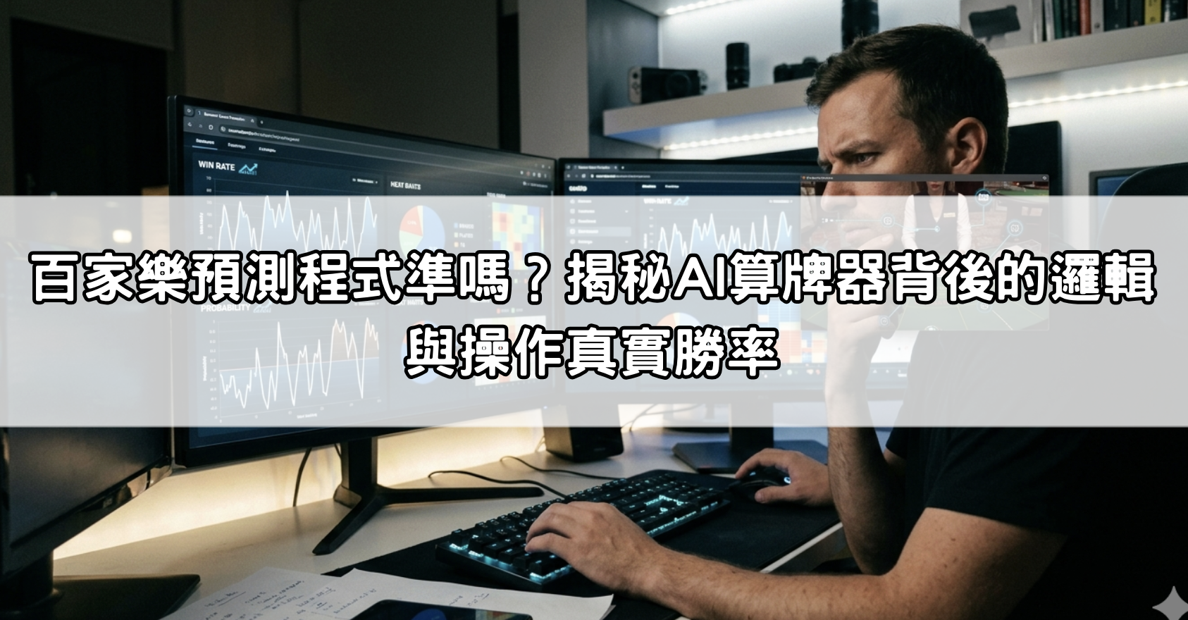 百家樂預測程式準嗎？揭秘AI算牌器背後的邏輯與操作真實勝率